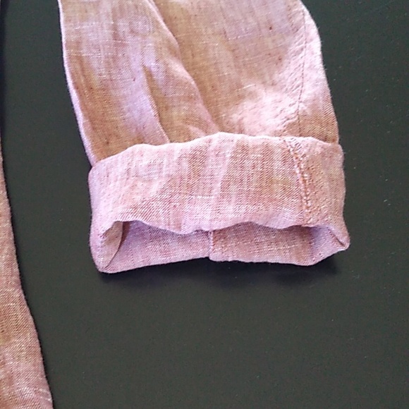 Jones & Co. linen blazer heather red size M - Picture 8 of 15